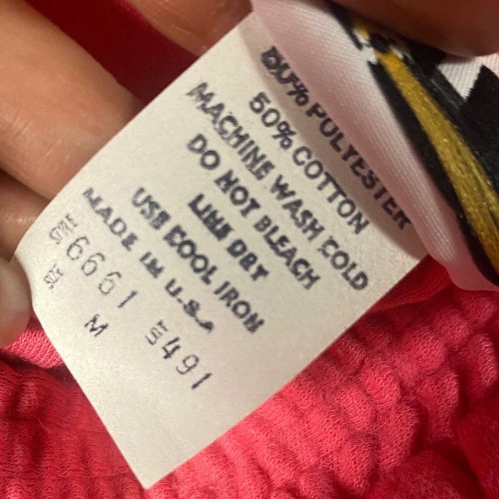 Jilly 80s/90s Pink Skirt w/ Colorful Umbrella Design - Picture 5 of 5